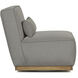 Carbonia Palazzo Taupe Outdoor Swivel Lounge Chair, Swivel